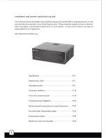 Preview for 2 page of SilverStone GD04 Grandia Series User Manual