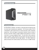 Preview for 2 page of SilverStone Precision PSO1-E Manual