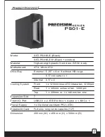 Preview for 3 page of SilverStone Precision PSO1-E Manual