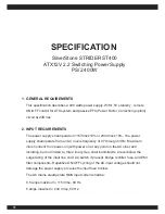 Preview for 2 page of SilverStone ST400 STRIDER User Manual