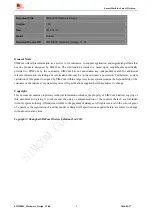 Preview for 2 page of SIM Tech SIMCom SIM2000S Hardware Design