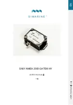 SIMARINE SN01 NMEA 2000 User Manual preview