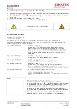 Preview for 6 page of Simatek GFC 16 Manual