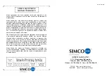 Preview for 20 page of Simco Aerostat PC Instructions Manual