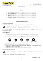 Preview for 2 page of Simplex CCP0075 Quick Start Manual