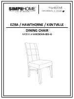 Preview for 10 page of Simpli Home EZRA AXCDCHR-003-G Manual