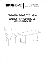 Simpli Home WALDEN AXCDS7WAW-SGL Manual preview