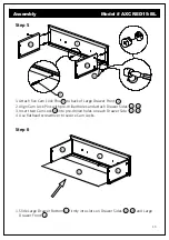 Preview for 13 page of Simpli Home WyndenHall Brooklyn + Max AXCRED15-BL Assembly Instructions Manual