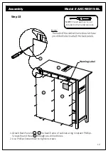 Preview for 19 page of Simpli Home WyndenHall Brooklyn + Max AXCRED15-BL Assembly Instructions Manual