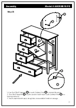 Preview for 21 page of Simpli Home WyndenHall Brooklyn + Max AXCRED15-FG Assembly Instructions Manual