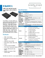 Preview for 14 page of Simplified MFG EXeARC1 User Manual