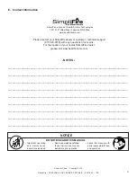 Preview for 21 page of SimpliFire SF-SC43-BK Owner'S Manual