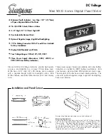 Simpson Electric Mini M135 Series Quick Start Manual preview