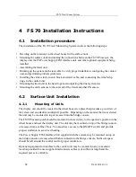 Preview for 72 page of Simrad FS70 - Operator'S Manual