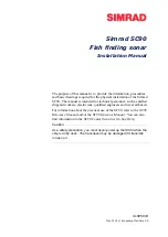 Preview for 3 page of Simrad SC90 Installation Manual