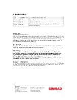 Preview for 4 page of Simrad SH90 -  REV A Operator'S Manual