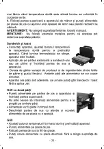 Preview for 21 page of Sinbo SSM 2536 User Manual