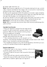 Preview for 29 page of Sinbo SSM 2536 User Manual