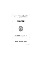 Preview for 2 page of Singer 114-51 Parts List