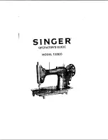 Singer 132B26 Operator'S Manual preview