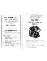 Preview for 2 page of Singer 176-35 Instructions For Using And Adjusting