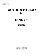 Singer 20U43 Parts List preview