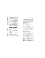 Preview for 12 page of Singer 52-56 Parts List