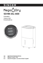 Singer Mega Dry SDHM-25L-50DI Instruction Manual preview