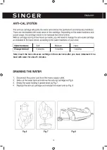 Preview for 10 page of Singer SGR-17100-CRBS Instruction Manual