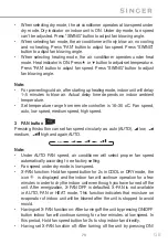 Preview for 73 page of Singer SNG21-09IVi User Manual