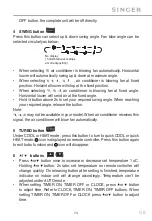 Preview for 74 page of Singer SNG21-09IVi User Manual