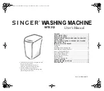 Preview for 1 page of Singer WT5312 User Manual