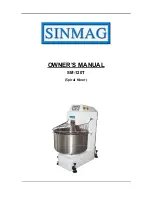 sinmag SM-120T Owner'S Manual preview