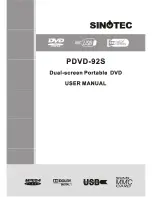 Sinotec PDVD-92S User Manual preview