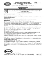 Preview for 1 page of Sioux Tools DVH-3 Instructions-Parts List Manual