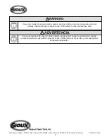 Preview for 8 page of Sioux Tools DVH-3 Instructions-Parts List Manual