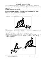 Preview for 8 page of Sirius Fitness 16116305 Owner'S Manual