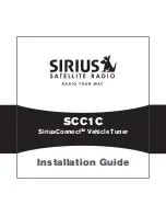 Sirius Satellite Radio SiriusConnect SCC1C Installation Manual preview