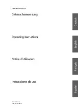 Preview for 3 page of Sirona HELIODENT Vario Operating Instructions Manual