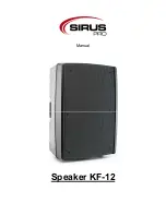 Sirus KF-12 User Manual preview