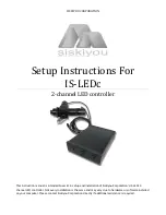 Siskiyou IS-LEDc Setup Instructions preview