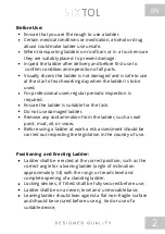 Preview for 3 page of SIXTOL ALU STEPS SX3033 Instructions For Use Manual