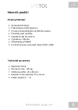 Preview for 9 page of SIXTOL ALU STEPS SX3033 Instructions For Use Manual