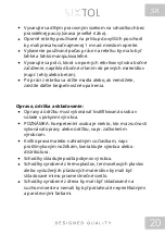 Preview for 21 page of SIXTOL ALU STEPS SX3033 Instructions For Use Manual