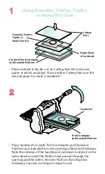 Preview for 9 page of SIZZIX Big Shot Foldaway Manual