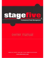 SKB stagefive Owner'S Manual preview