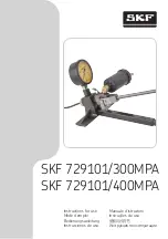 SKF 729101/300MP Instructions For Use Manual preview