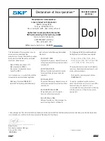 Preview for 3 page of SKF LINCOLN D Series User And Maintenance Instructions