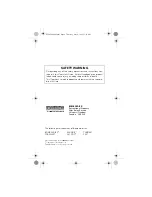 Preview for 2 page of Ski-Doo 2000 ZX series Operator'S Manual