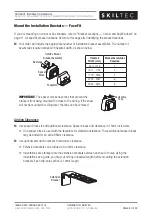 Preview for 9 page of SKILTEC LUXAFLEX LUMINETTE Installation Operation Care